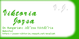 viktoria jozsa business card